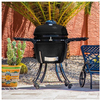 Pit Boss Ceramic Charcoal Grill PBK24 - Black