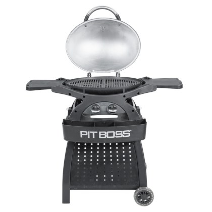 Pit Boss Portable Gas Grill Sportsman 2 Grey with Cart Promotion