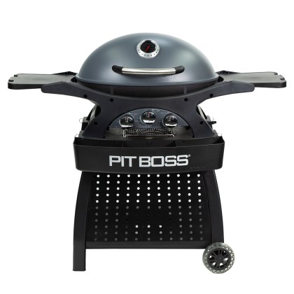 Pit Boss Portable Gas Grill Sportsman 3 Grey with Cart Promotion