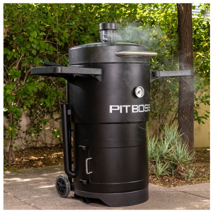Pit Boss Portable Charcoal Grill Champion Charcoal Barrel Smoker