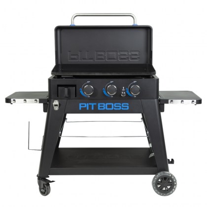 Pit Boss Portable Gas Ultimate Plancha:  3 Burner with Cart (30mb, with Manifold kit)